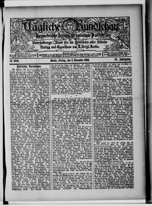 Tägliche Rundschau vom 03.11.1893