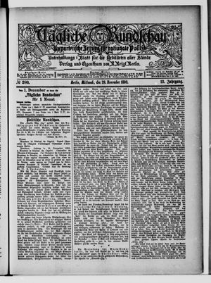 Tägliche Rundschau vom 29.11.1893