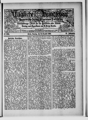 Tägliche Rundschau vom 10.12.1893