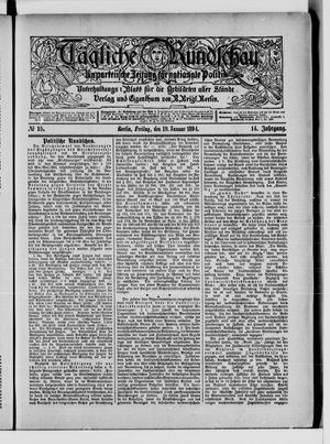 Tägliche Rundschau vom 19.01.1894