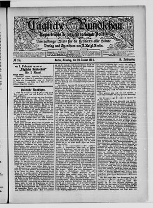 Tägliche Rundschau vom 23.01.1894