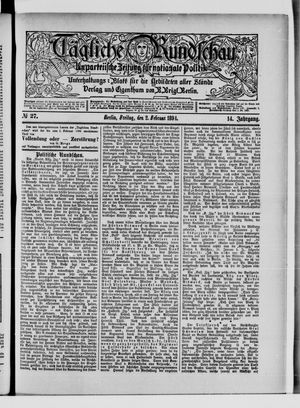 Tägliche Rundschau vom 02.02.1894