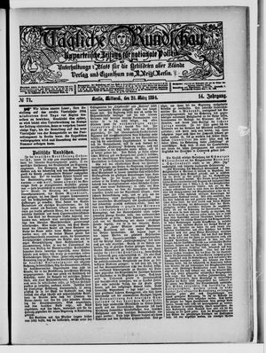Tägliche Rundschau vom 28.03.1894