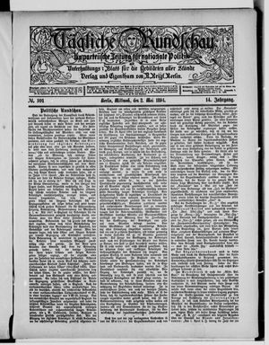 Tägliche Rundschau on May 2, 1894