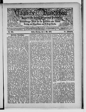 Tägliche Rundschau on May 8, 1894
