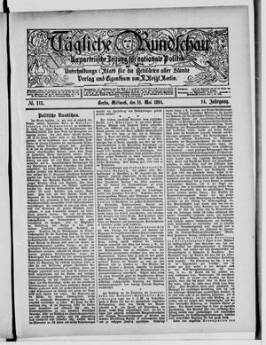 Tägliche Rundschau vom 16.05.1894