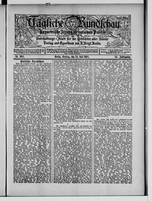 Tägliche Rundschau vom 13.07.1894