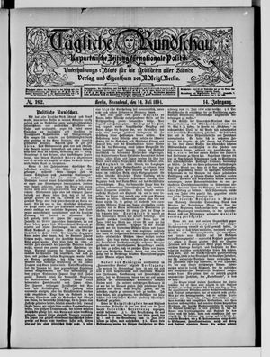 Tägliche Rundschau vom 14.07.1894