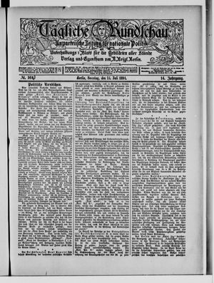 Tägliche Rundschau vom 15.07.1894