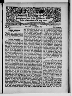 Tägliche Rundschau vom 25.07.1894