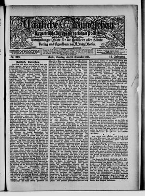 Tägliche Rundschau vom 18.09.1894