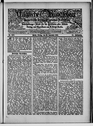 Tägliche Rundschau vom 28.09.1894