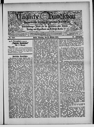 Tägliche Rundschau vom 23.10.1894