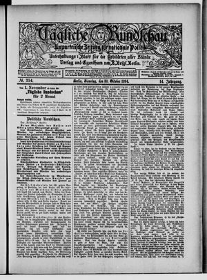 Tägliche Rundschau vom 30.10.1894