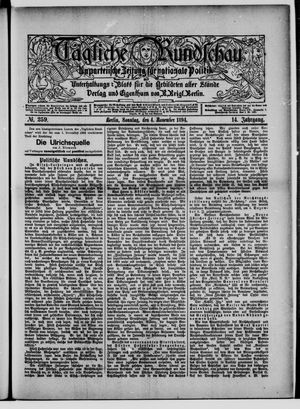 Tägliche Rundschau vom 04.11.1894