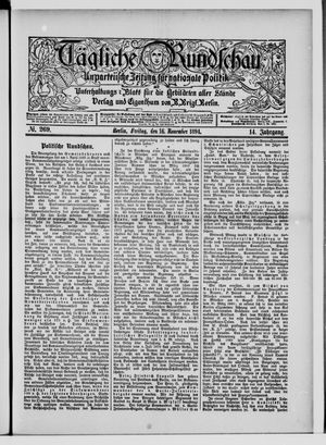 Tägliche Rundschau vom 16.11.1894