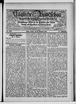 Tägliche Rundschau vom 30.11.1894