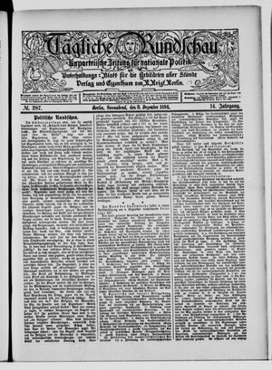 Tägliche Rundschau vom 08.12.1894