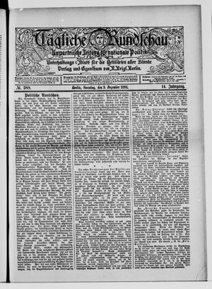 Tägliche Rundschau vom 09.12.1894