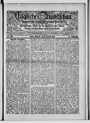 Tägliche Rundschau vom 19.12.1894