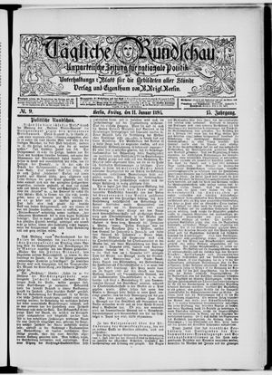 Tägliche Rundschau on Jan 11, 1895