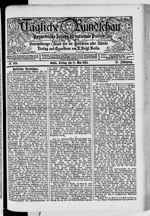 Tägliche Rundschau on May 17, 1895