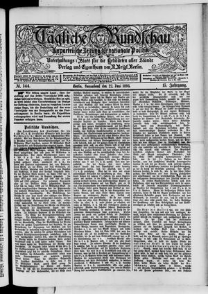 Tägliche Rundschau vom 22.06.1895