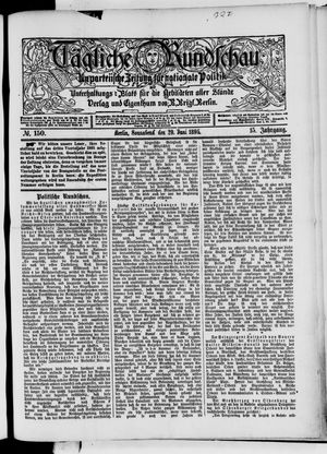 Tägliche Rundschau vom 29.06.1895