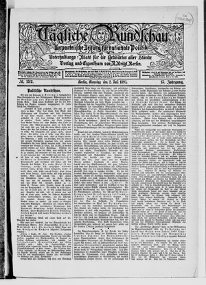 Tägliche Rundschau vom 02.07.1895