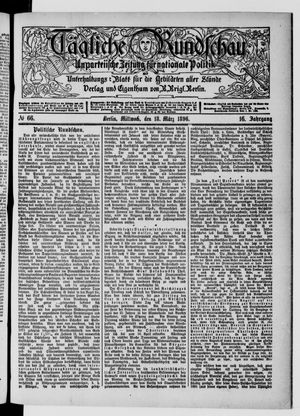 Tägliche Rundschau vom 18.03.1896