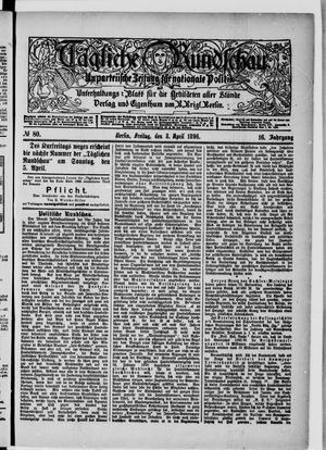 Tägliche Rundschau on Apr 3, 1896
