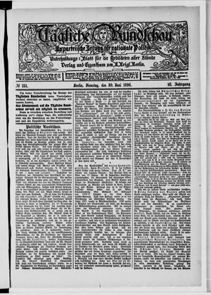 Tägliche Rundschau vom 30.06.1896