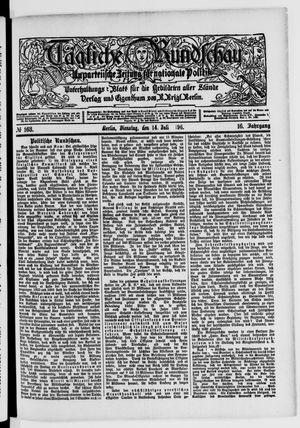 Tägliche Rundschau vom 14.07.1896