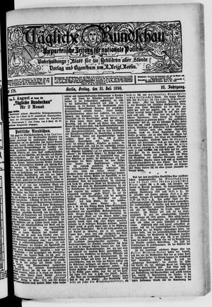 Tägliche Rundschau vom 31.07.1896