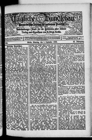 Tägliche Rundschau vom 01.09.1896