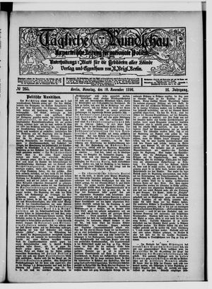 Tägliche Rundschau vom 10.11.1896