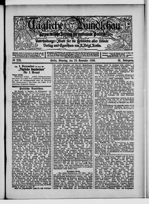 Tägliche Rundschau vom 24.11.1896