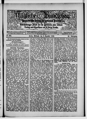 Tägliche Rundschau vom 02.12.1896