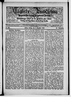 Tägliche Rundschau vom 04.12.1896
