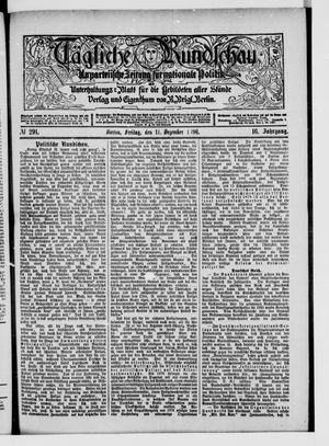 Tägliche Rundschau vom 11.12.1896