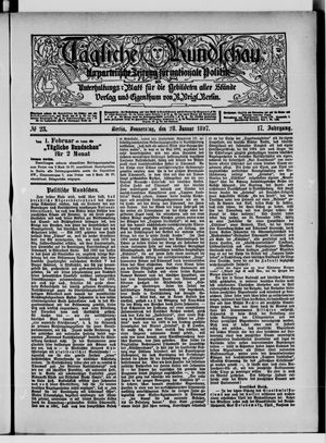 Tägliche Rundschau vom 28.01.1897
