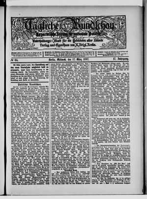 Tägliche Rundschau vom 17.03.1897