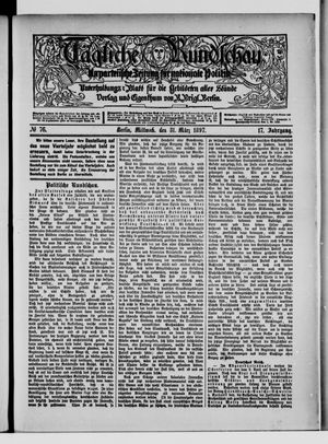 Tägliche Rundschau vom 31.03.1897