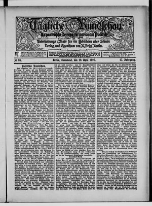 Tägliche Rundschau vom 10.04.1897