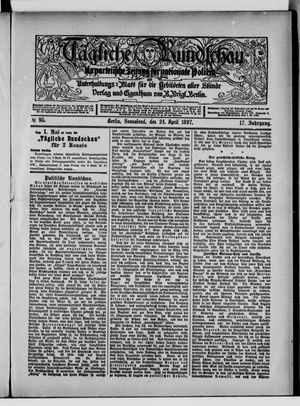 Tägliche Rundschau vom 24.04.1897