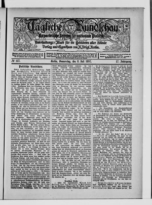 Tägliche Rundschau vom 08.07.1897
