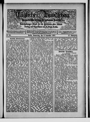 Tägliche Rundschau vom 09.09.1897