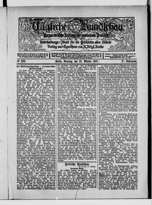 Tägliche Rundschau vom 12.10.1897