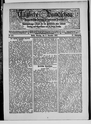 Tägliche Rundschau vom 02.11.1897