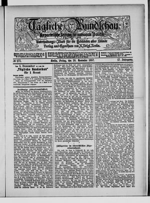 Tägliche Rundschau vom 26.11.1897